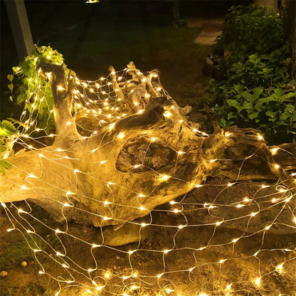 Roomoe® Holiday LED Net Light Mesh for Gardens