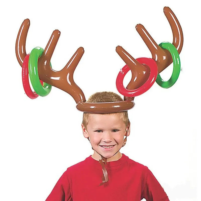 Roomoe® Holiday Reindeer Hat Ring Toss Game