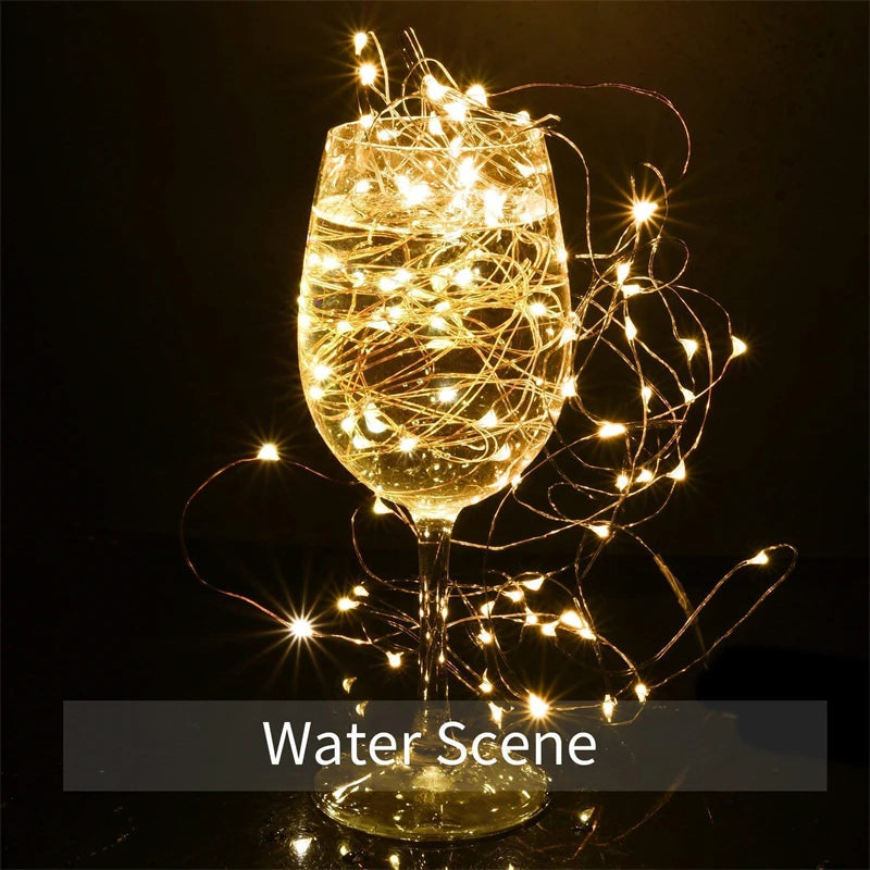 Roomoe® Solar Fairy String Lights with 8 Modes