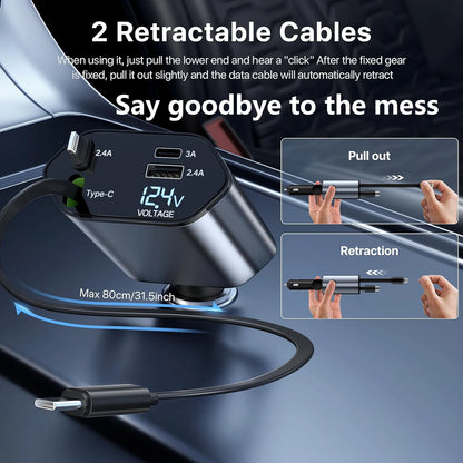 Roomoe® Fast Charging Car Charger