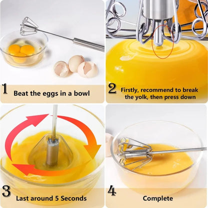 Roomoe® Self-Turning Egg Whisk