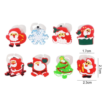 Roomoe® Holiday Glow LED Christmas Rings Set