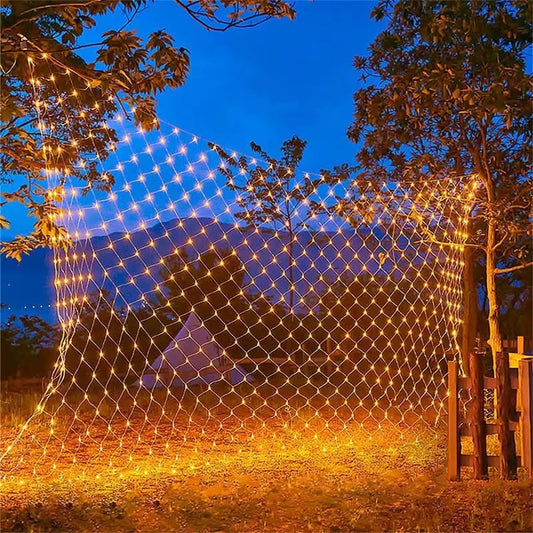 Roomoe® Holiday LED Net Light Mesh for Gardens