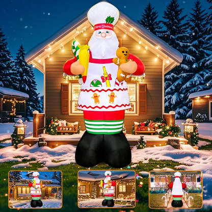 Roomoe® Santa’s Holiday Baking Buddy Inflatable