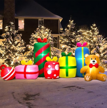 Roomoe® Holiday Presents with LED Lights Yard Decor