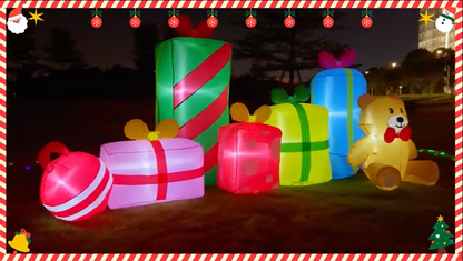 Roomoe® Holiday Presents with LED Lights Yard Decor