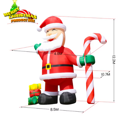 Roomoe® Christmas Mega Santa Inflatable