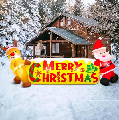 Roomoe® Festive Duo Merry Christmas Inflatable