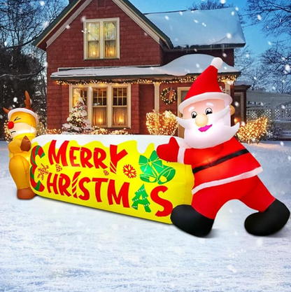 Roomoe® Festive Duo Merry Christmas Inflatable