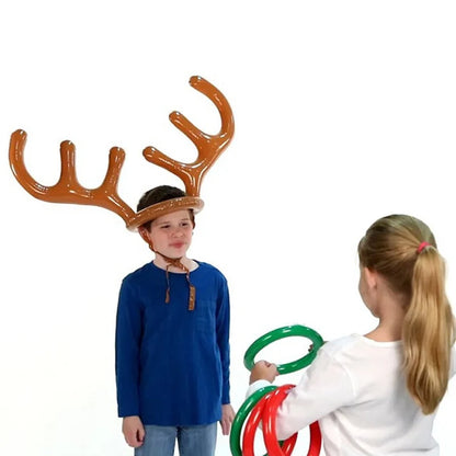 Roomoe® Holiday Reindeer Hat Ring Toss Game